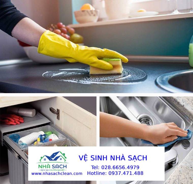 Bí Quyết Tiết Kiệm Thời Gian Khi Vệ Sinh Khu Vực Bếp