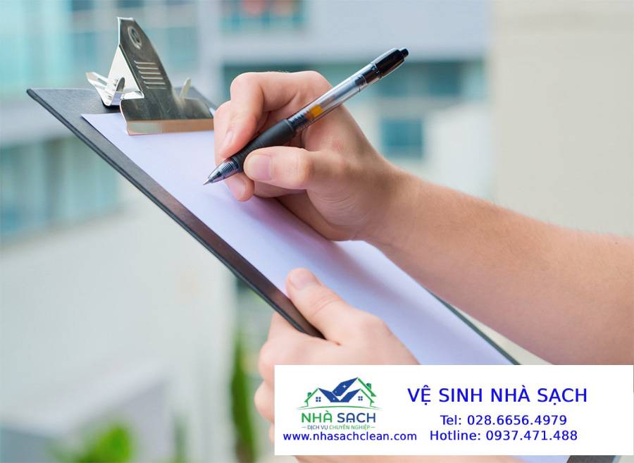 Checklist vệ sinh chuyên sâu