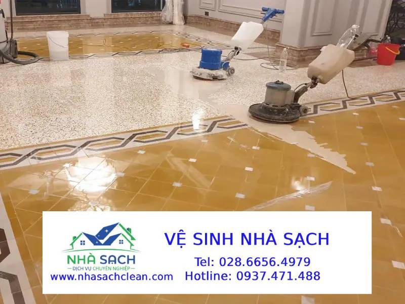 Đánh bóng sàn đá