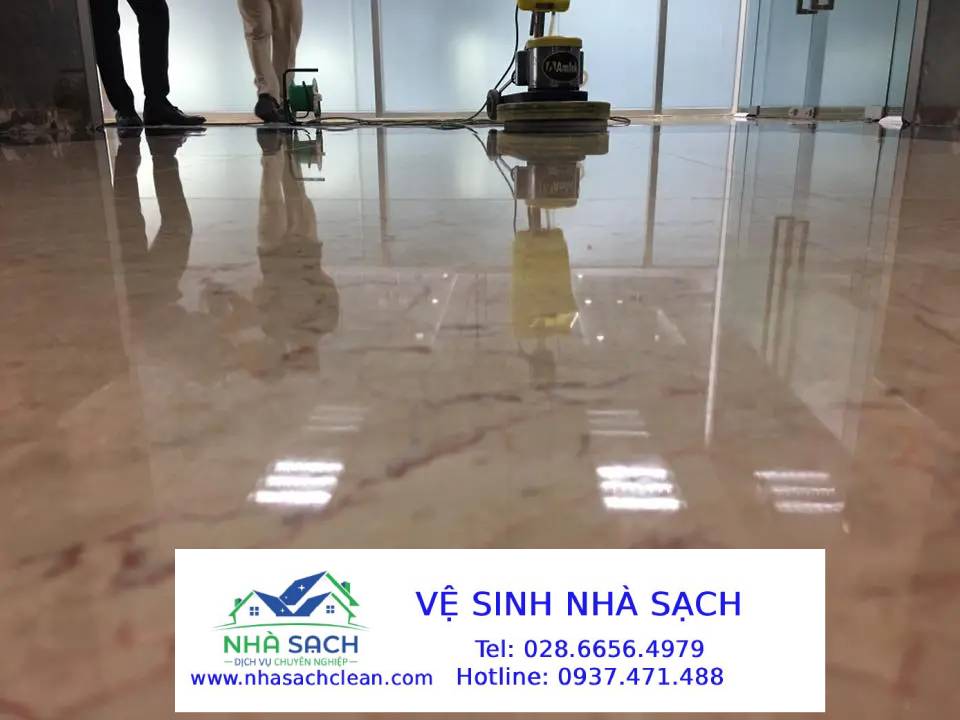 Đánh bóng sàn đá