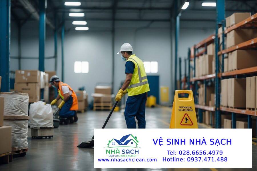 Dịch vụ vệ sinh khu sản xuất an toàn