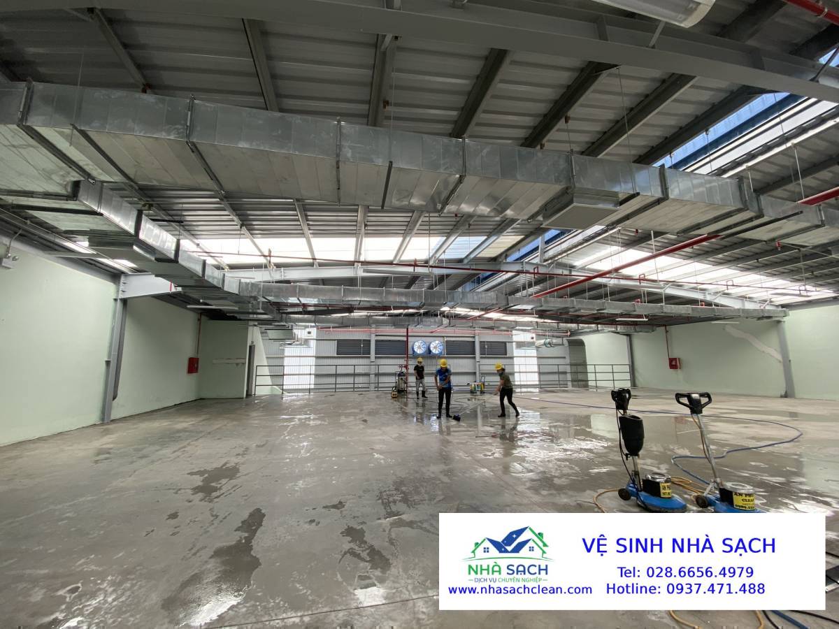 Dịch vụ vệ sinh khu sản xuất an toàn