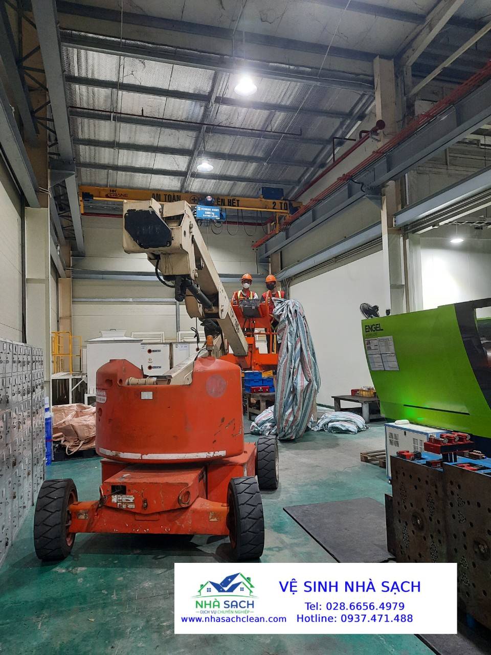 Dịch vụ vệ sinh khu sản xuất an toàn