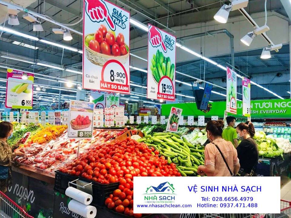 Dịch vụ vệ sinh khu vực bán hàng sạch an toàn