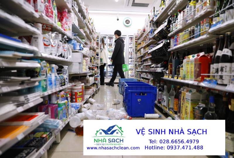 Dịch vụ vệ sinh khu vực bán hàng sạch an toàn