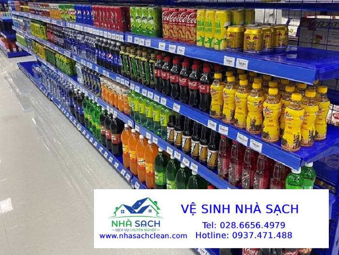 Dịch vụ vệ sinh khu vực bán hàng sạch an toàn