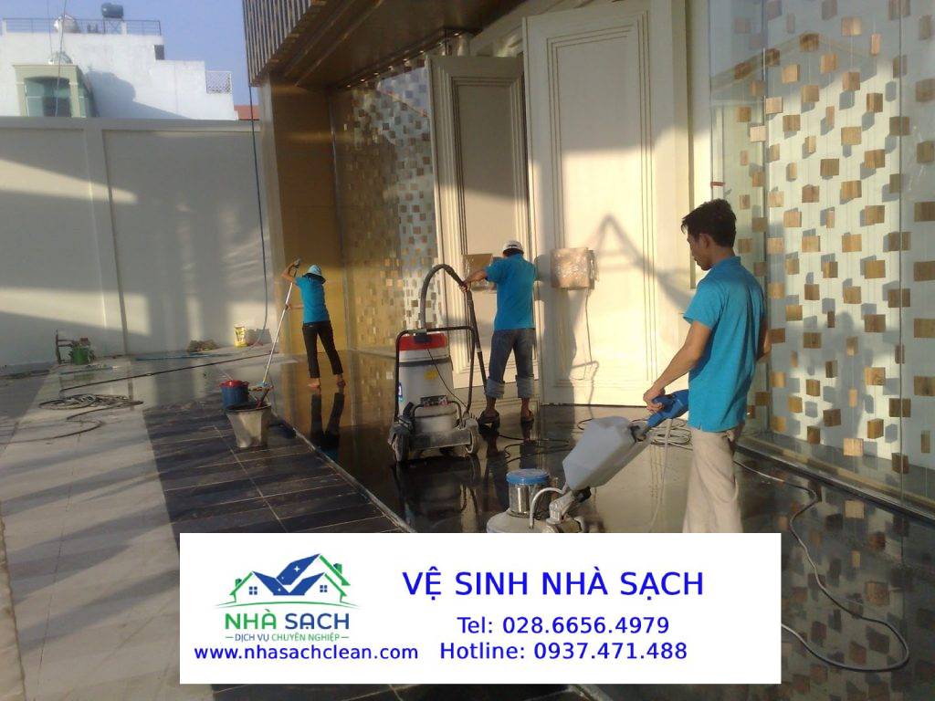 Vệ sinh nhà mới hoàn thiện cần làm gì?