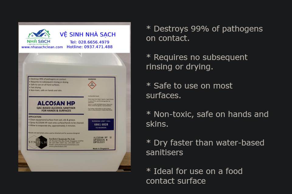 Hóa chất sát khuẩn Alcosan HP