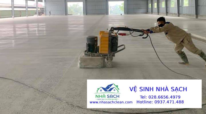 Những thiết bị cần có khi mài sàn bê tông