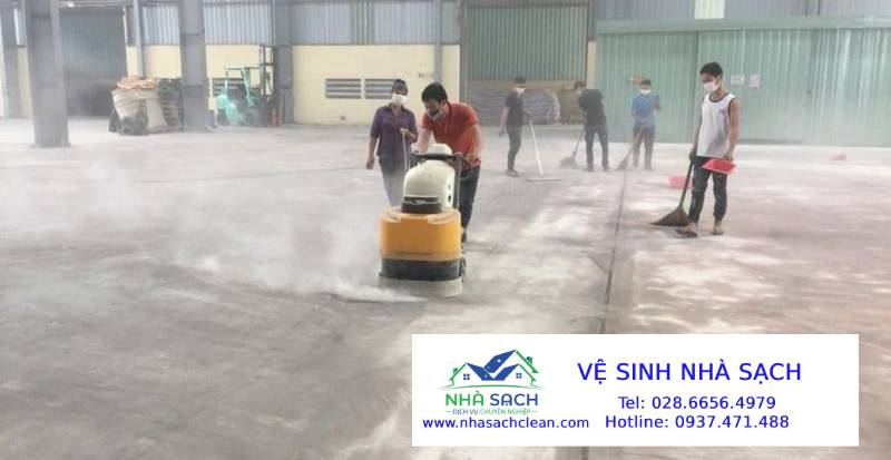 Những thiết bị cần có khi mài sàn bê tông
