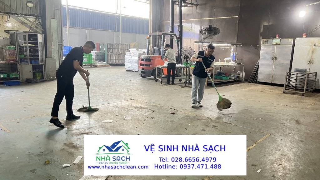 Vệ sinh công nghiệp mất bao lâu?