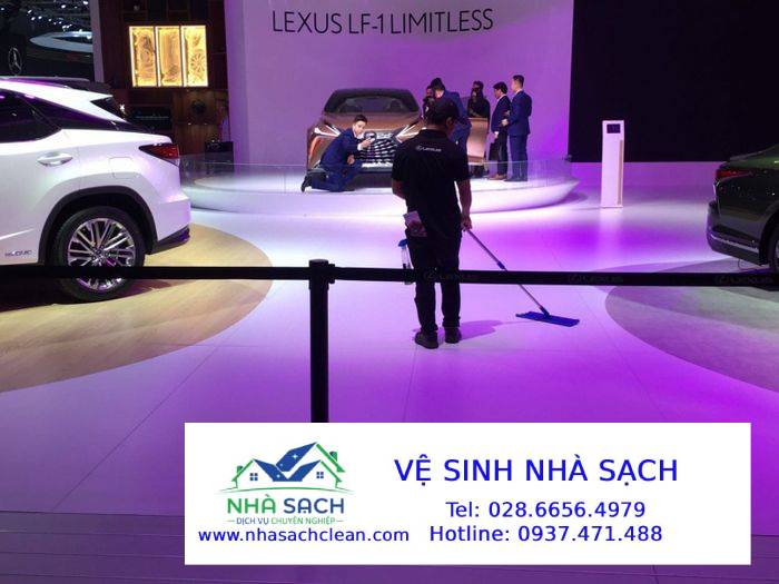 Thuê vệ sinh ngắn hạn cho sự kiện