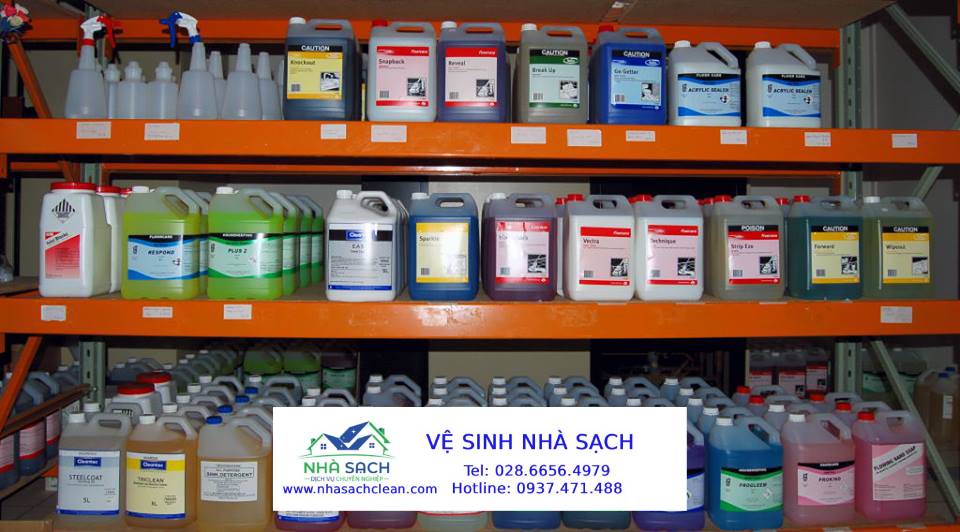 Top các loại hóa chất vệ sinh công nghiệp được khuyên dùng