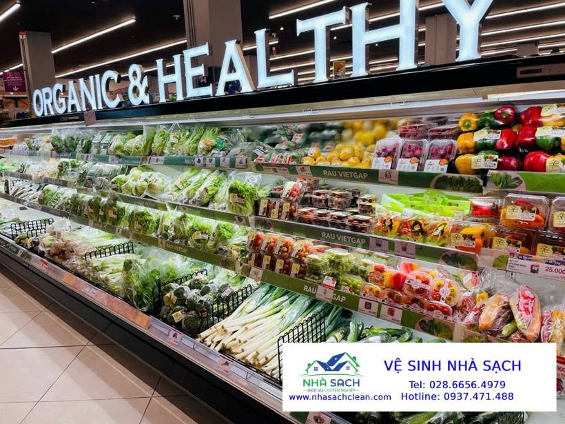 Thuê dịch vụ vệ sinh cho siêu thị