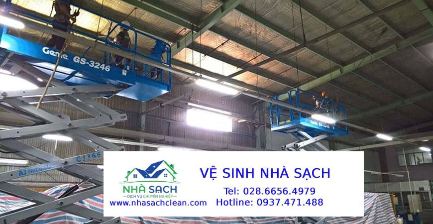 Dịch vụ vệ sinh nhà xưởng Quận Tân Bình