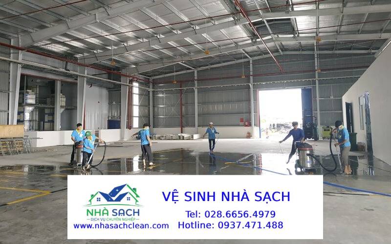 Dịch vụ vệ sinh nhà xưởng Quận 10