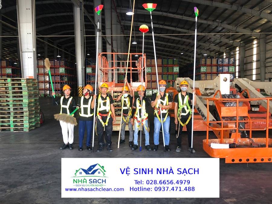 Dịch vụ vệ sinh nhà xưởng Quận 8