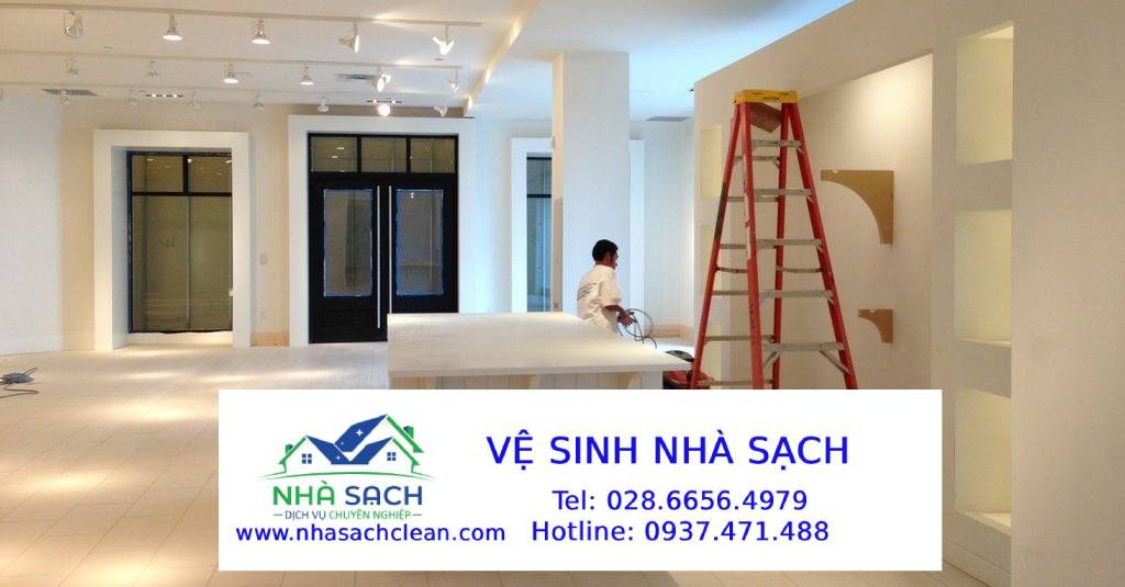 Vệ sinh xong có bàn giao nghiệm thu không?