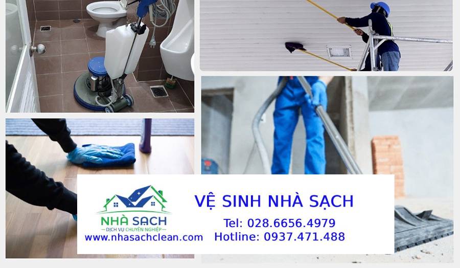 Dịch vụ vệ sinh có mang máy móc theo không?