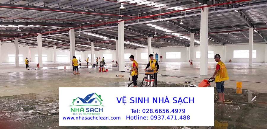 Dịch vụ vệ sinh nhà xưởng Quận 11