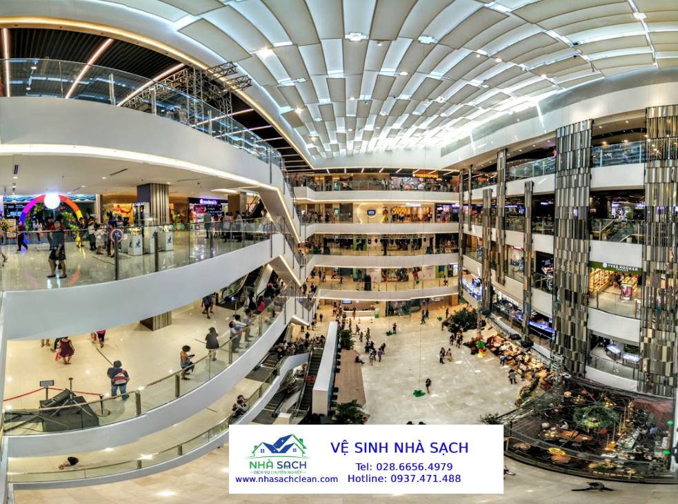 Dịch vụ vệ sinh khu mua sắm chuyên nghiệp